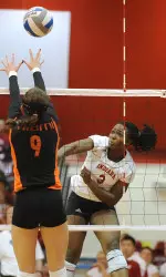 Ivie Obeime led the Hoosiers with 15 kills.