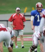 Head coach Kevin Wilson kicks off his first camp in Bloomington Monday evening.