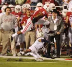 Sophomore wide receiver Duwyce Wilson recorded five catches for 60 yards and an 18-yard score against Virginia.