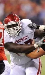 Junior Larry Black, Jr., leads the defensive tackles with 14 stops this season.