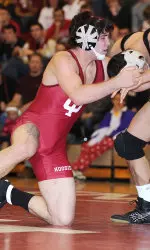 True freshman Luke Sheridan tallied his first career Big Ten win