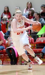 Aulani Sinclair led Indiana with 20 points on 5-of-8 shooting, including four 3-point field goals.