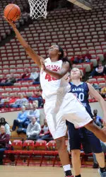 Freshman Quaneisha McCurty becomes Indiana's first Big Ten Freshman of the Week.