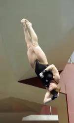 Laura Ryan swept the diving events in a dual meet win over Louisville Saturday afternoon.