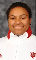 Monique Riddick had a big day in the throws for IU.