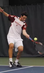 Senior Jeremy Langer knocked off No. 74 Sam Keeton.