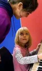 Setter Whitney Granado at Girls Inc. of Monroe County.