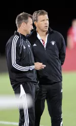 Head coach Todd Yeagley and assistant coach Brian Maisonneuve are just two of the instructors at the 2012 Winter College Prep Camp.