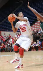 Sasha Chaplin finished with a season-high 15 points and a career-best four blocks.