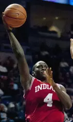 Victor Oladipo puts up a shot.