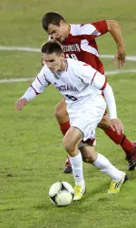 Nikita Kotlov's first goal of the season gave the Hoosiers a 1-0 lead.