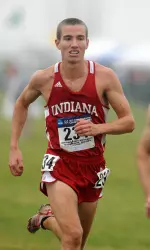 Indiana's Zach Mayhew ran to a sixth place finish amongst the top runners in the country on Friday.