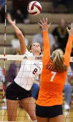 Freshman outside hitter Amelia Anderson