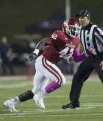 Middle linebacker David Cooper set career-highs with 10 tackles and three stops for loss at Illinois.