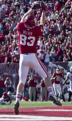 Tight end Ted Bolser had a 6-yard TD catch in the second quarter.