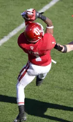 Shane Wynn leads Indiana with six touchdowns and 51 catches while ranking third with 463 yards this season.