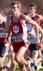 All-American and Big Ten champion Zach Mayhew.