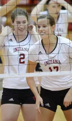 Jordan Haverly and Morgan Leach led the IU offense against Ohio State.