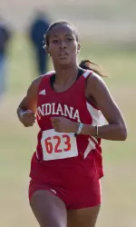 Ashley Seymour finished in third place in the women's race.