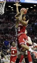 Kevin (Yogi) Ferrell goes up for a layup.