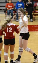 Jordan Haverly led the way with 17 kills.