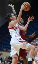 Linda Rubene finished with a career-high 11 points and five assists in the win.