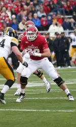True freshman left tackle Jason Spriggs led the Hoosiers with 80 knockdowns and allowed just two sacks in 961 snaps in 2012.