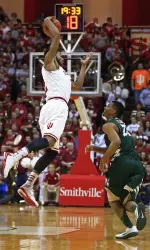 Christian Watford intercepts a pass against Jacksonville.