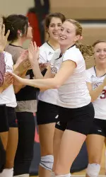 Senior Kelci Marschall is one of nine Academic All-Big Ten honorees for IU Volleyball.