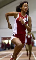 Sophomore Brie Roller took the win in the women's 500m