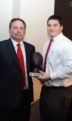 Senior defensive tackle Adam Replogle was named the Hoosiers 2012 MVP.