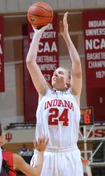 Junior Aulani Sinclair led Indiana with 17 points.