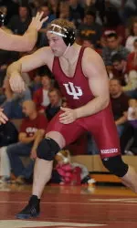 Heavyweight Adam Chalfant accumulated 16 team points with two pins and a major decision