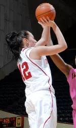 Sophomore Kristiana Stauere.