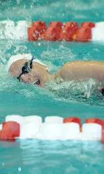 Brittany Strumbel took second in the 200 freestyle on Friday night.