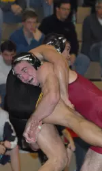 Matt Powless tallied his 119th career win, sixth-most in school history