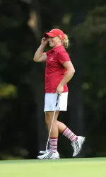 Senior Kristtini Cain leads the Hoosiers and is currently among the top 25.