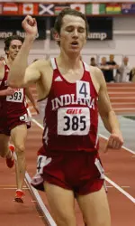 Indiana got two individual titles from Andy Bayer, who scored 26 points in the meet.