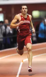 Ryan Hindes took second in the 500m with the second-best time in IU history.