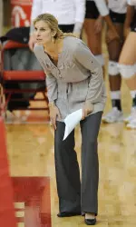Indiana Volleyball Head Coach Sherry Dunbar