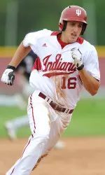 Dustin DeMuth stole home in the seventh inning