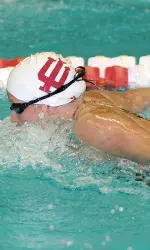 Allysa Vavra enters tonight's championship final as the second-fastest qualifier in the 400 individual medley.