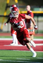 Kofi Hughes led IU with 35 receptions and 536 yards as a sophomore last season.