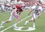 Indiana will scrimmage on Saturday after closing out its fifth spring practice on Thursday afternoon.