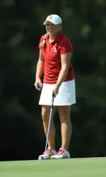 Senior Kristtini Cain rallied for a top-15 finish at the Mountain View Collegiate on Saturday.