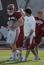 Ted Bolser caught 14 passes for 165 yards with one touchdown in six starts last season.