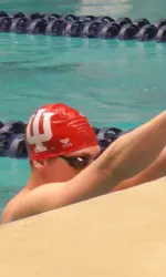 Former Hoosier Ben Hesen finished 7th in the 100-meter backstroke at the Indy Grand Prix.