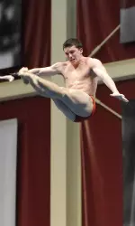 Zac Nees will make his first trip to the NCAA Championships after finishing third on the 3-meter springboard at the NCAA Zone C Diving Championships.