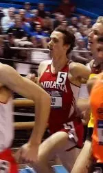 Junior Andy Bayer anchored IU to second in the DMR for the second-straight year.
