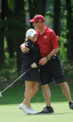 Senior Kristtini Cain won her first collegiate title on Sunday at the IU Invitational.